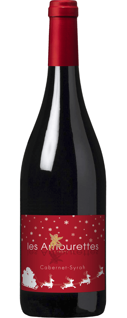 Les Amourettes Cabernet/Syrah Pays d'Oc IGP Weihnachtsedition