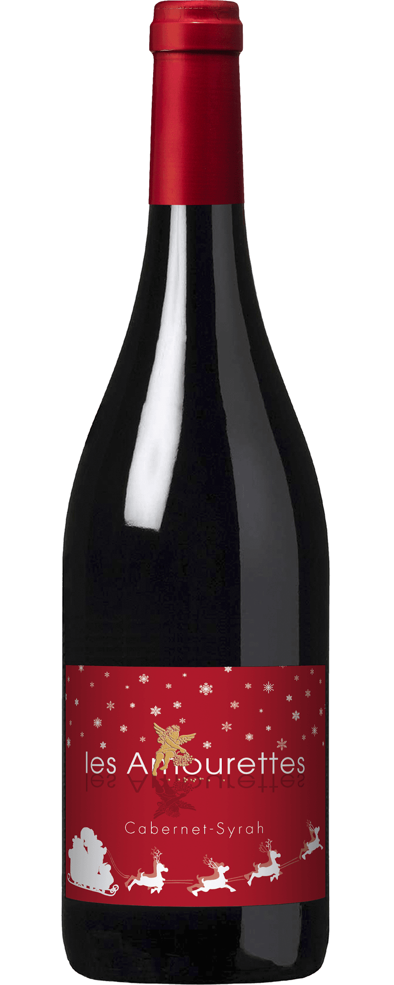 Les Amourettes Cabernet/Syrah Pays d'Oc IGP Weihnachtsedition